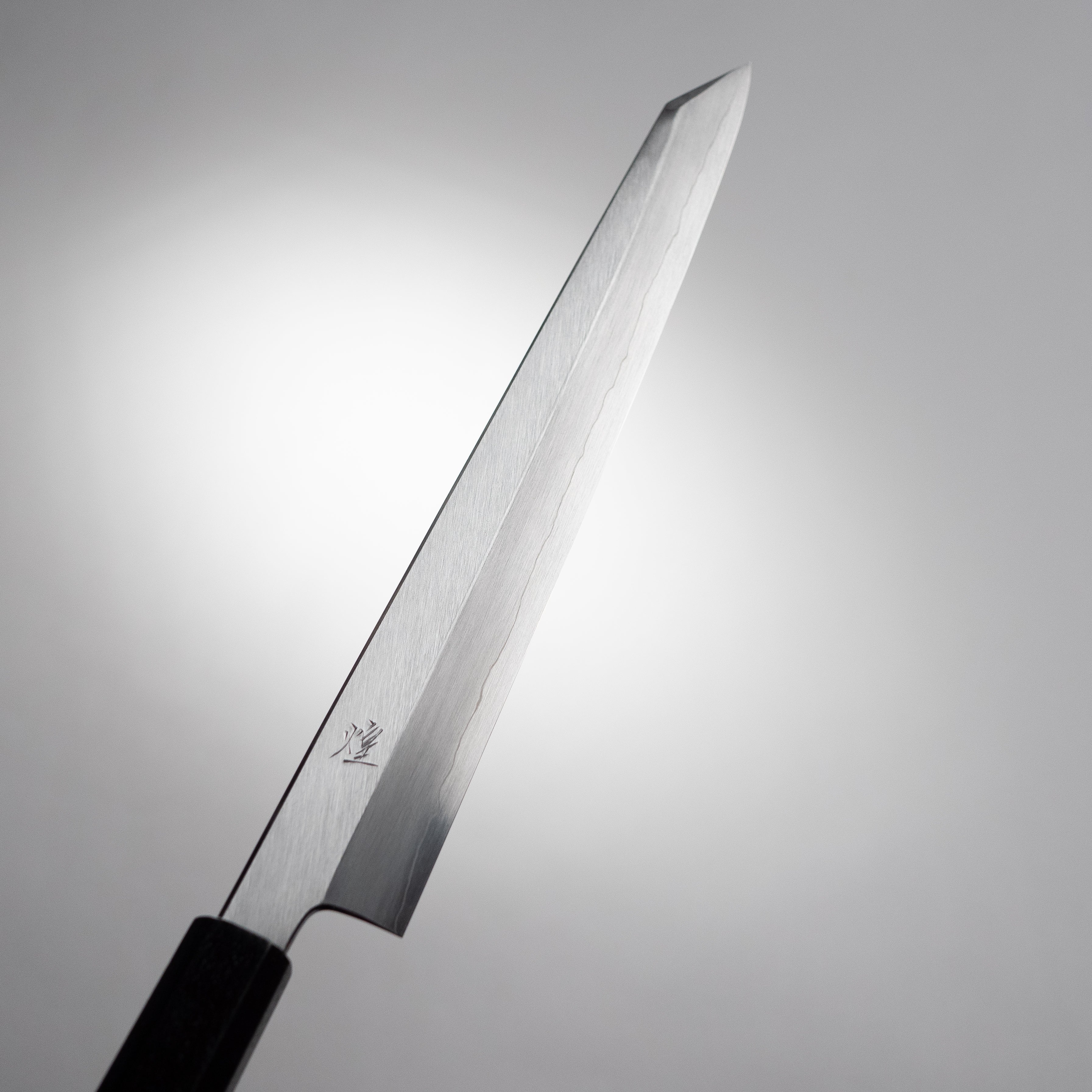 中川作 煌 SG2 切付筋引き 黒漆柄 鞘付き