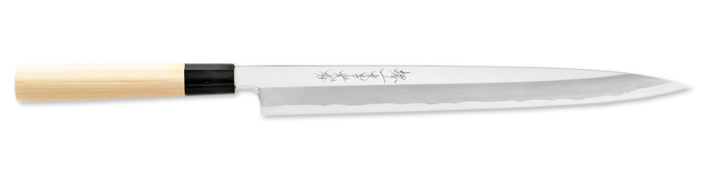 堺一文字光秀 白鋼 鍛 霞研 柳刃包丁