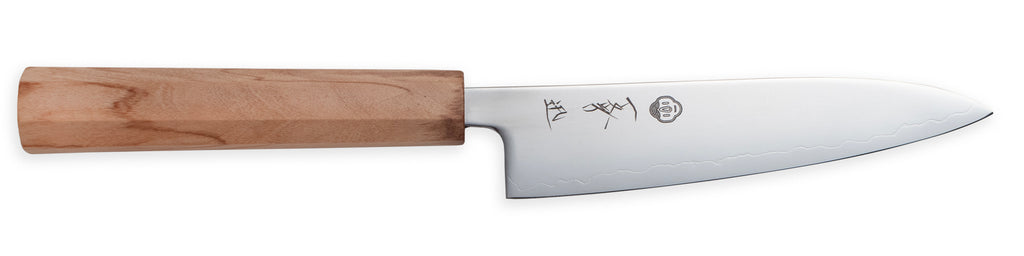 一文字 迅 SLD鋼 和ペティナイフ オリーブ柄