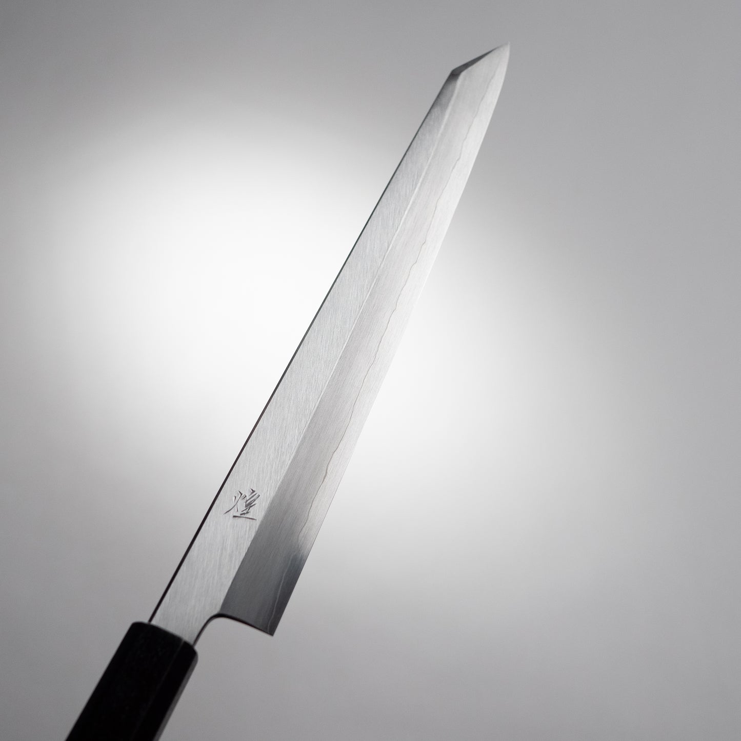 中川作 煌 SG2 切付筋引き 黒漆柄 鞘付き